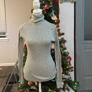 Red Camel gray turtle neck